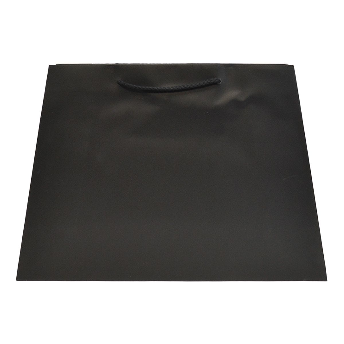 Matte Black - Trapezoid Tote - 12.5" (L-Top) / 16" (L-Bottom) x 5.25" (W) x 11" (H)