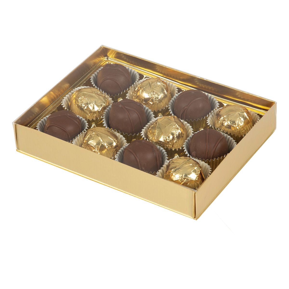 Dusty Gold - Candy Box Base - Base (1 Layer - 12 Pc.) 6-3/8 x 4-3/4 x 1-1/8"