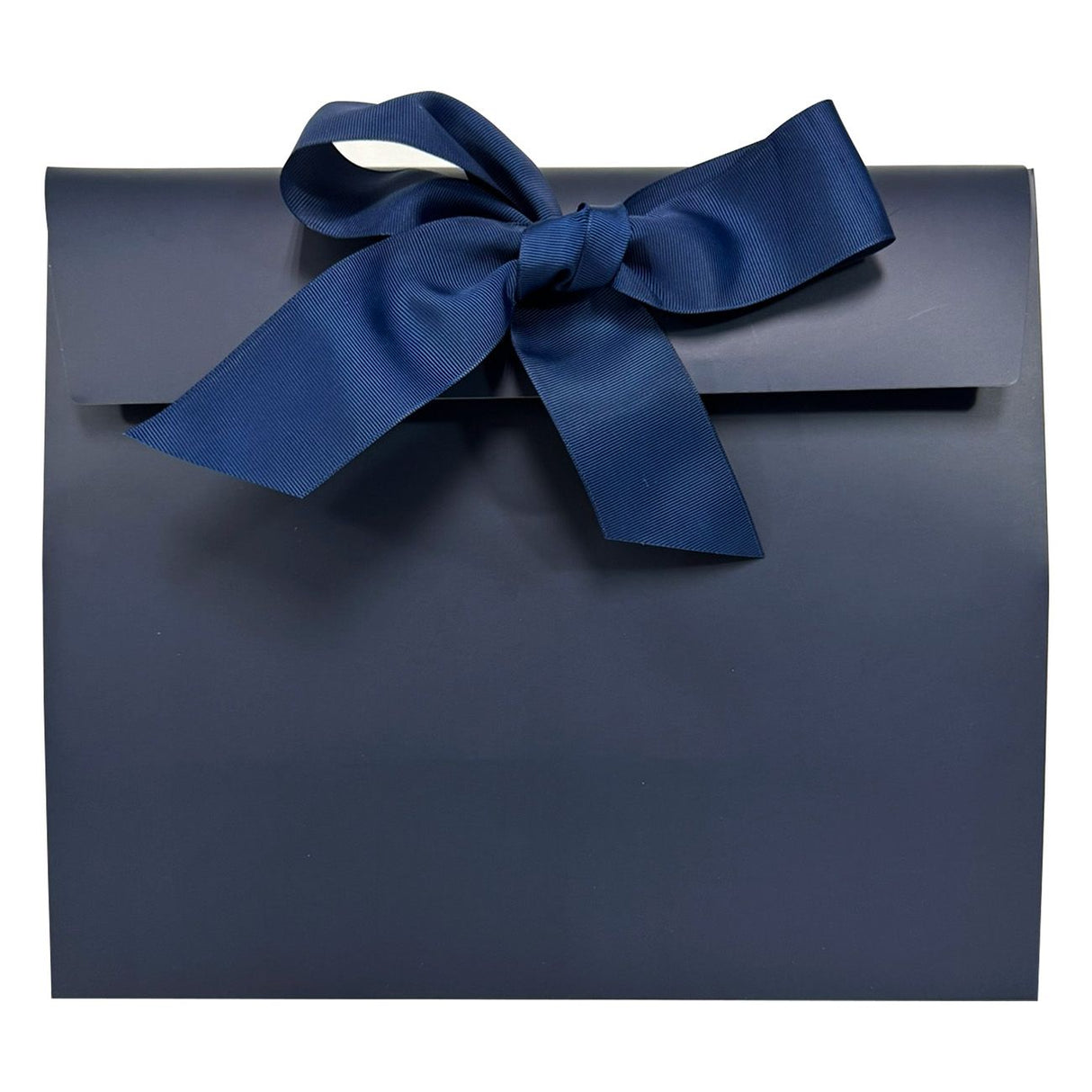 Navy / Green - Clutch Purse Box - 13.5 x 6.5 x 11.5"