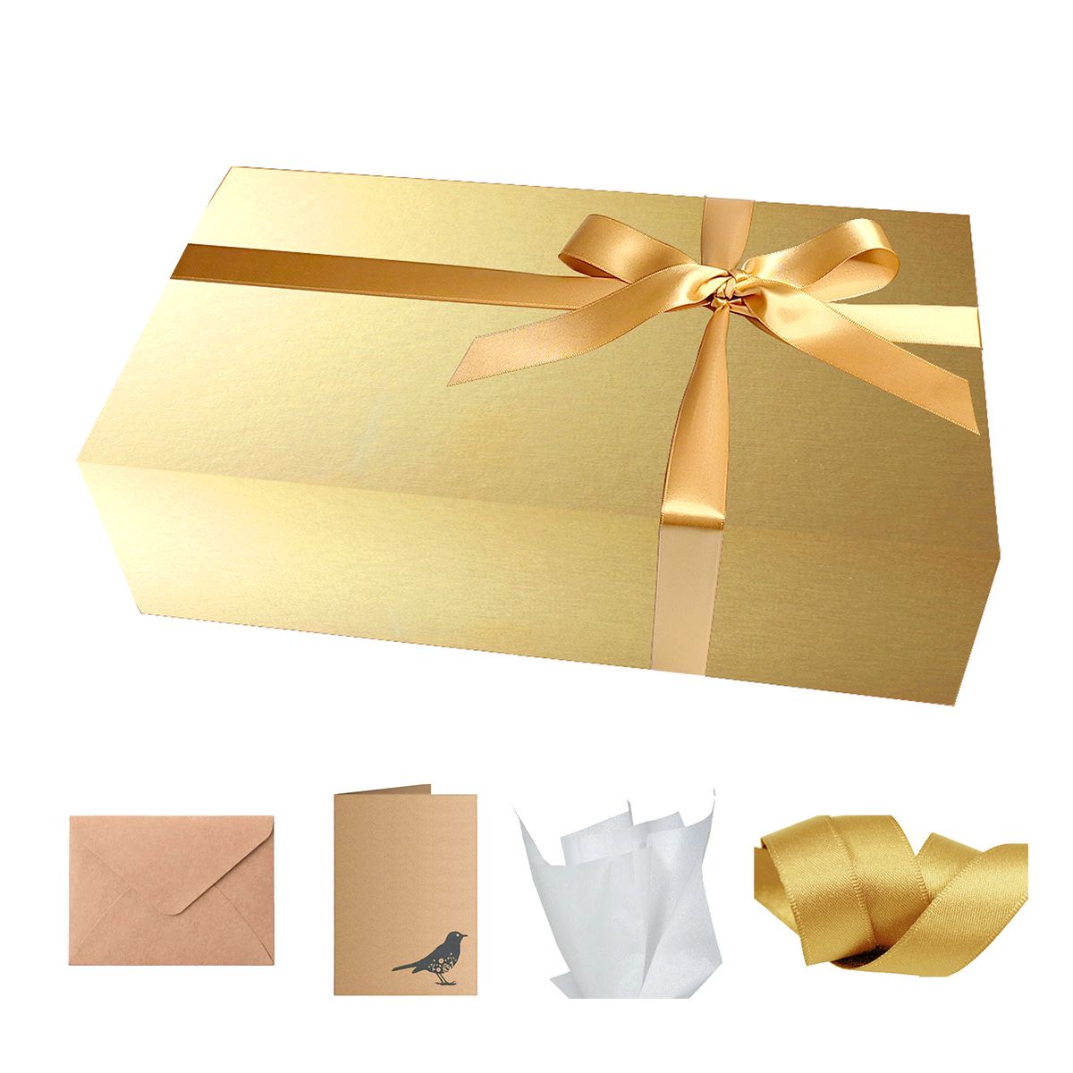 Gold - Magnetic Gift Box Set - 13 x 8.5 x 4"