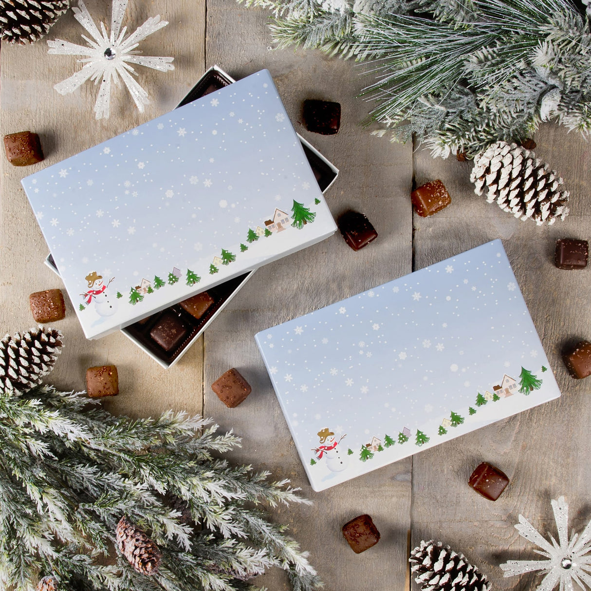 Snowman Winter Candy Boxes
