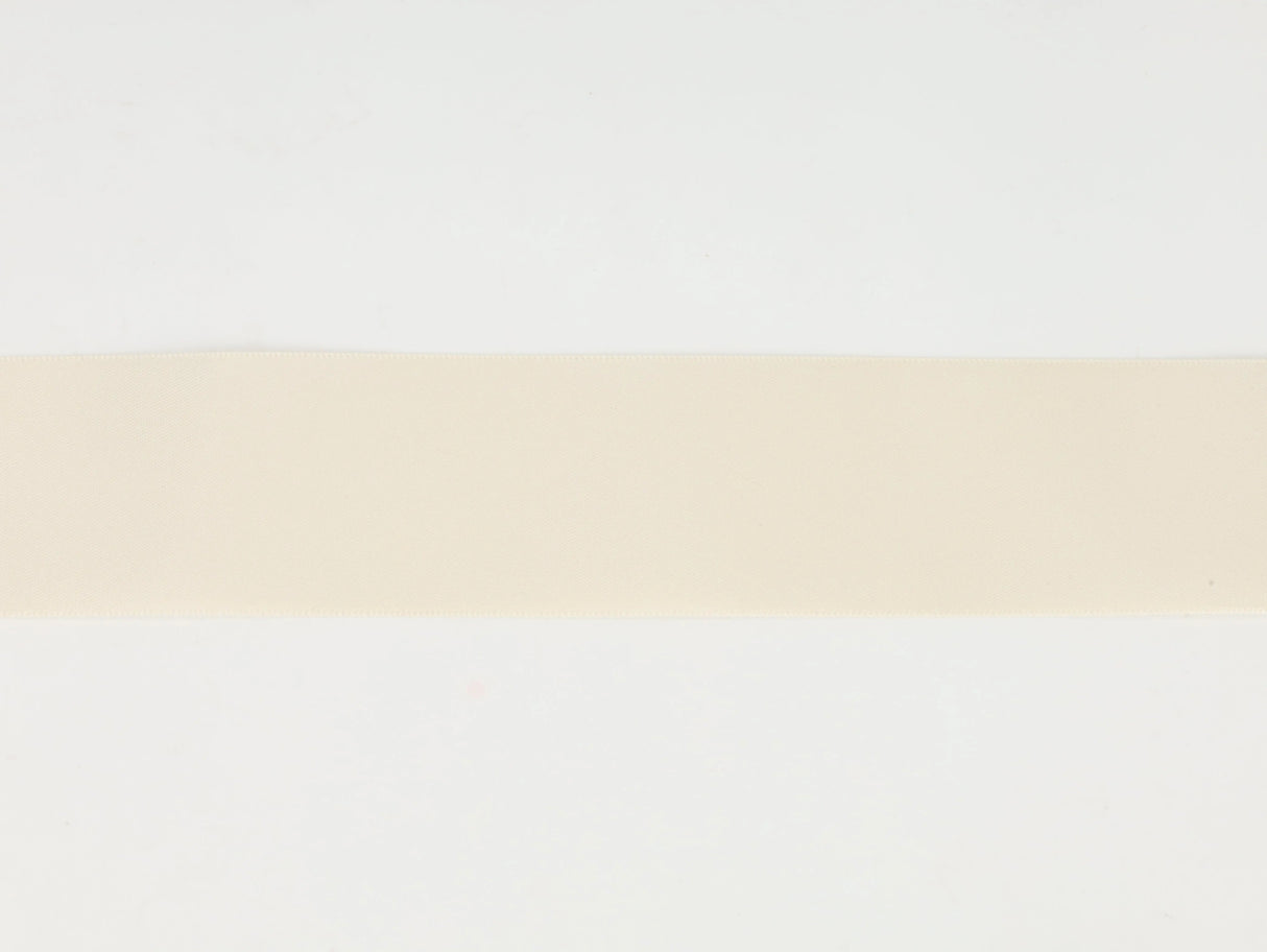 1 1/2" Double Face Satin Ribbon | Ivory (810) | 50 Yard Roll