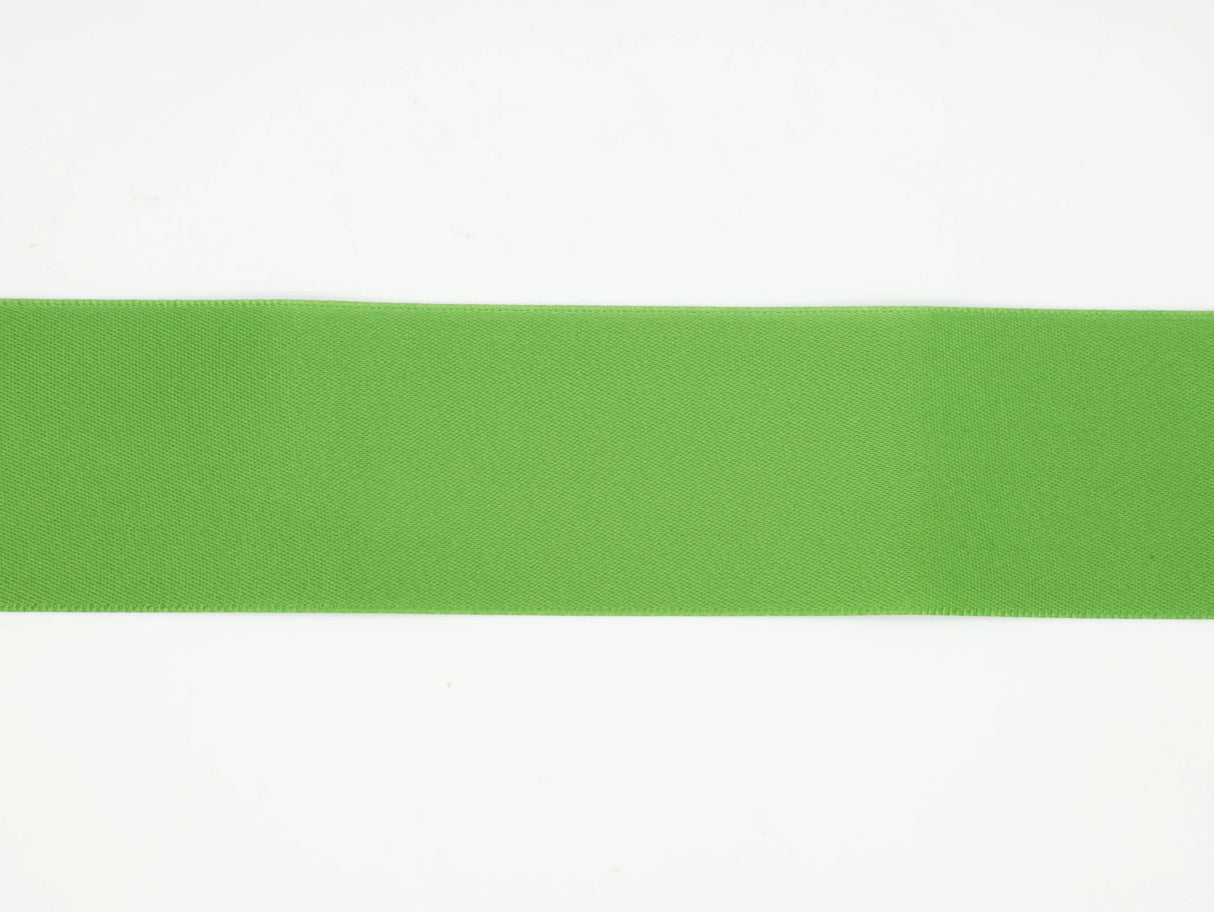 1 1/2" Double Face Satin Ribbon | Kiwi (548) | 50 Yard Roll