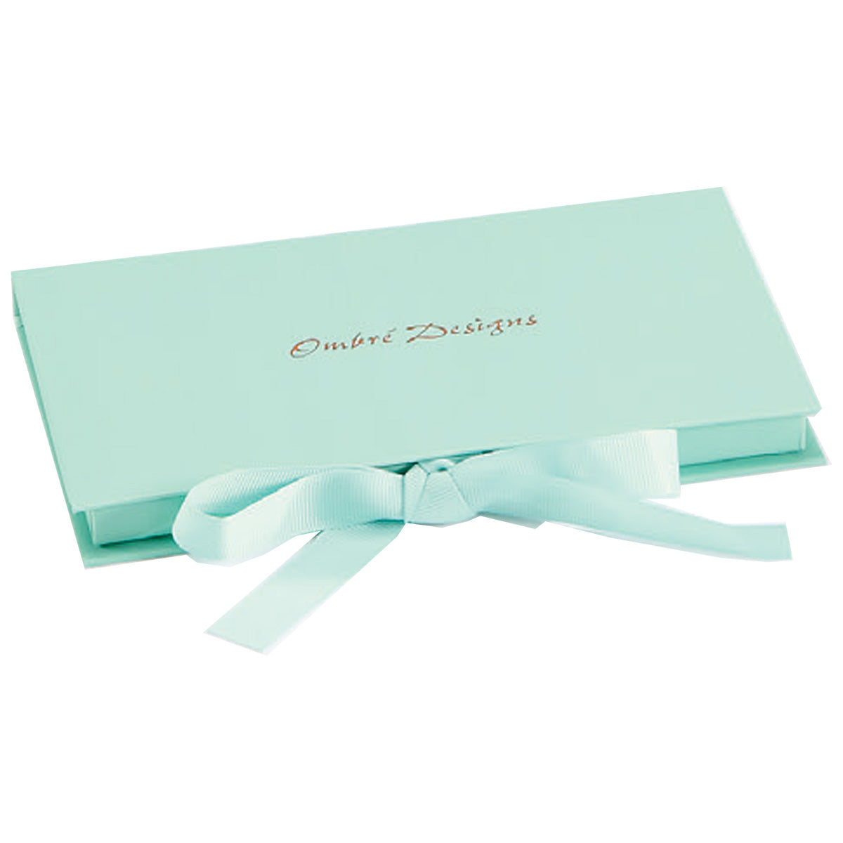 Matte Turquoise - Gift Card Box - 7-1/4 x 4-1/4 x 5/8"