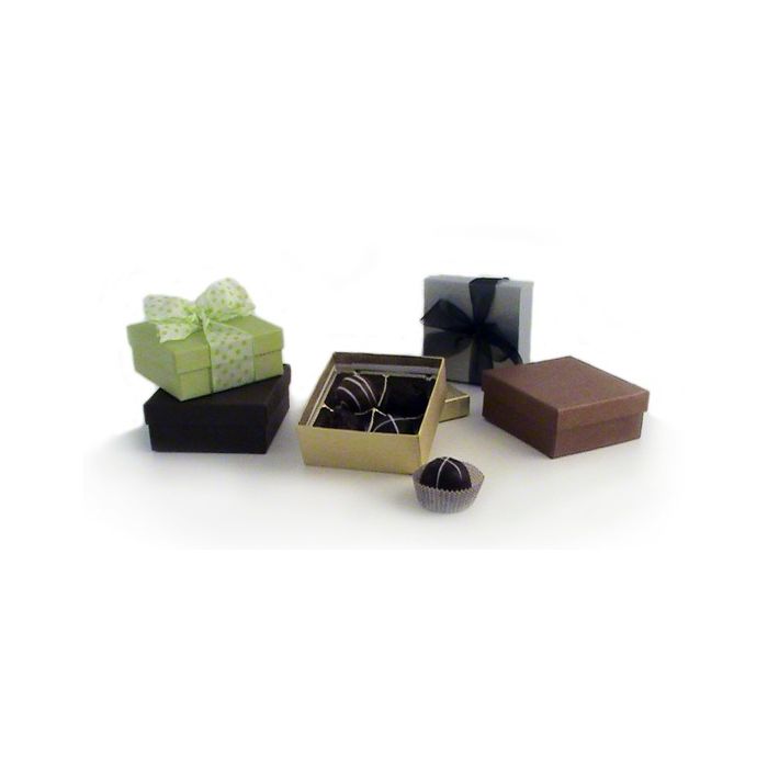 Rigid 4 Piece Truffle Boxes