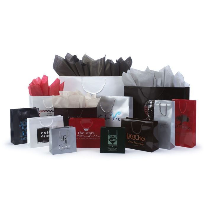 Gloss Euro Tote Bags - Rope Handle