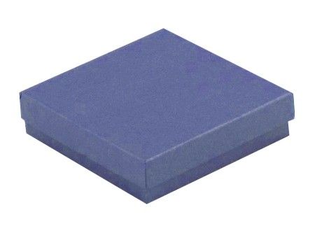 Matte Metallic Blue - Jewelry Box - 2-1/2 x 1-3/4 x 1"