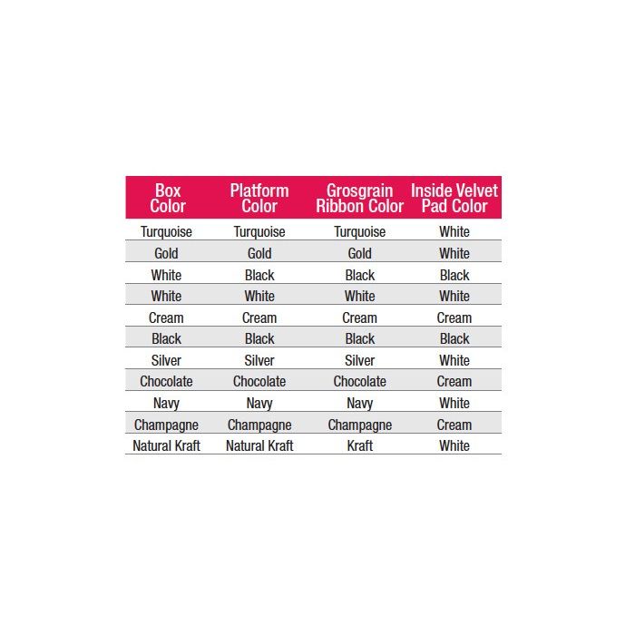 Ribbon Jewelry Boxes