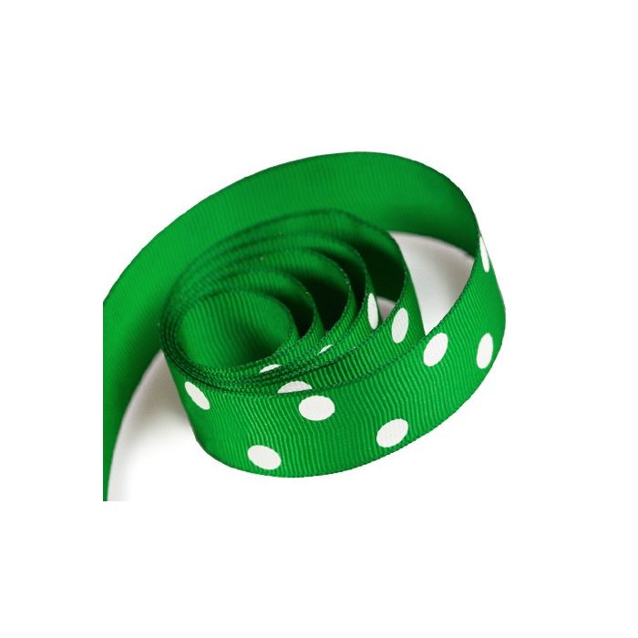 Domino Dots Grosgrain Ribbon