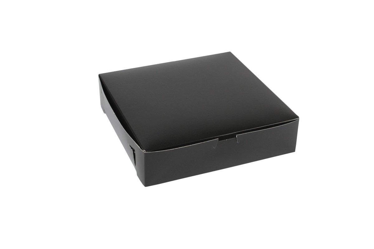 Gloss Black - 1 Pc. Cake Box - 10 x 10 x 2-1/2"