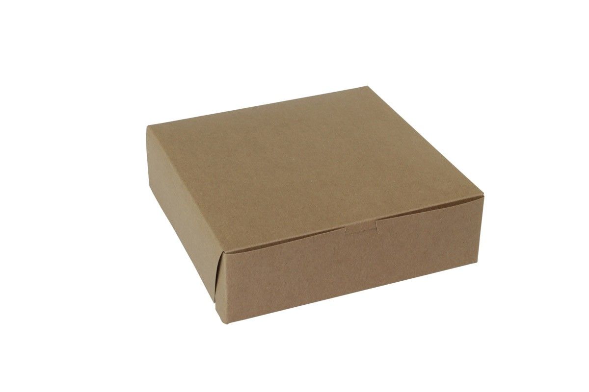 Kraft - 1 Pc. Cake Box - 10 x 10 x 3"