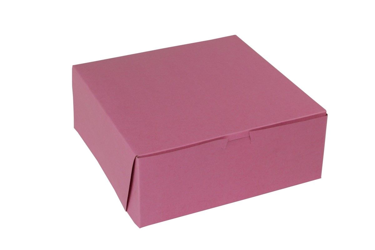 Strawberry - Cupcake Box - 10 x 10 x 4"