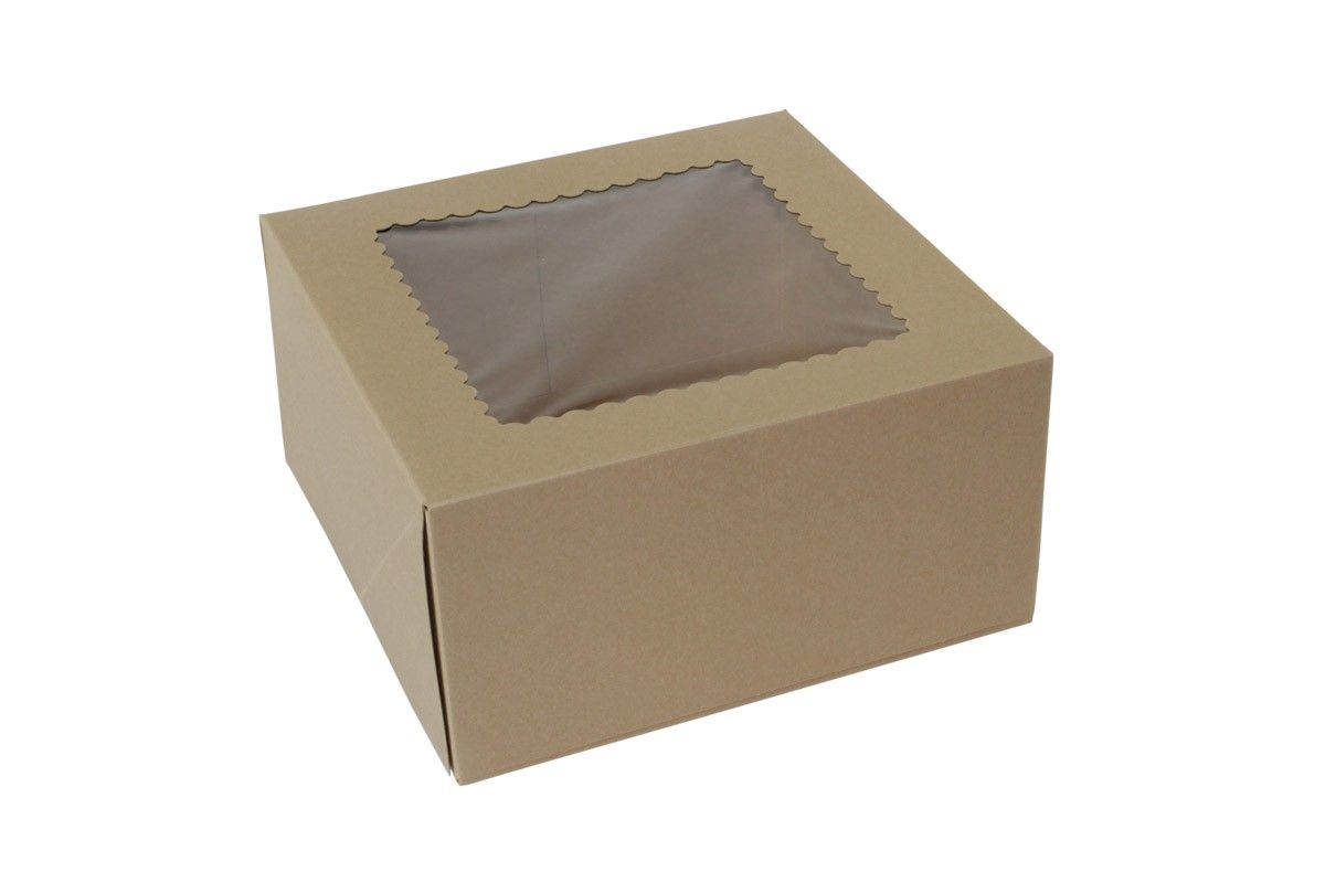 Kraft - 1 Pc. Cake Box - 10 x 10 x 5"