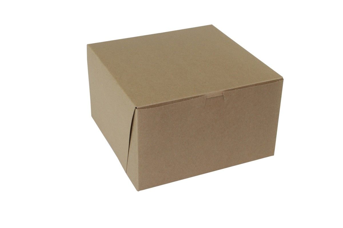 Kraft - 1 Pc. Cake Box - 10 x 10 x 6"