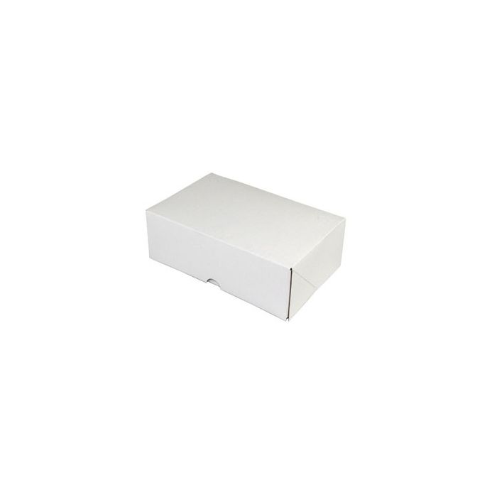 White - Snack Pack Box - 9-7/8 x 6-3/8 x 3-7/16"