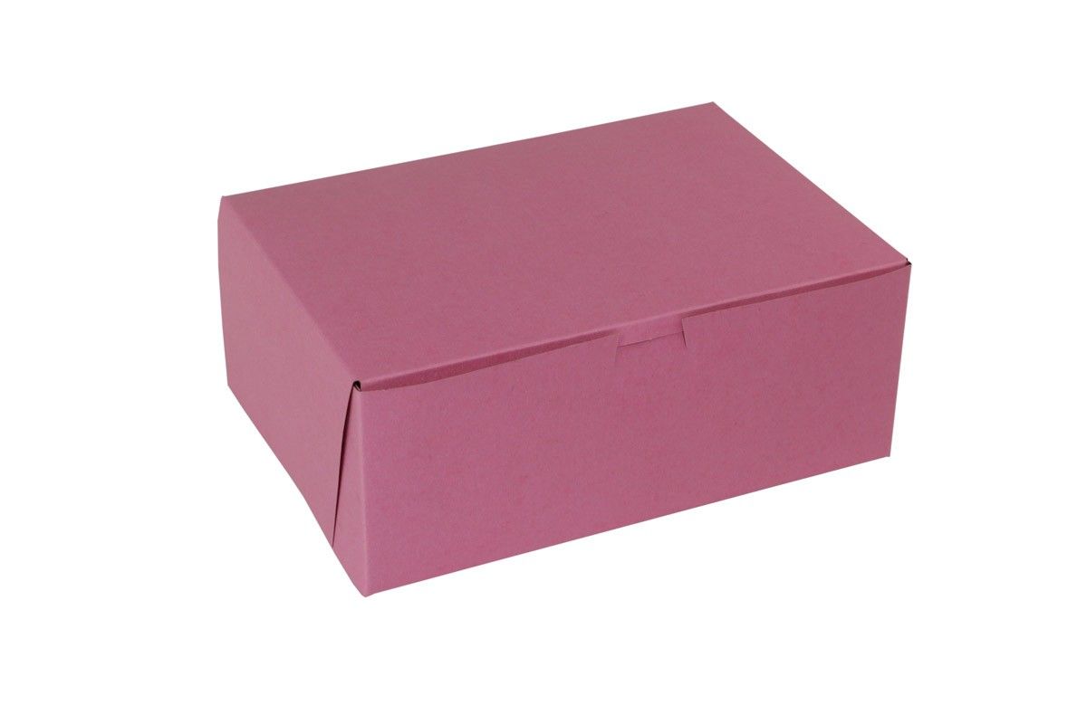 Strawberry - Cupcake Box - 10 x 7 x 4"