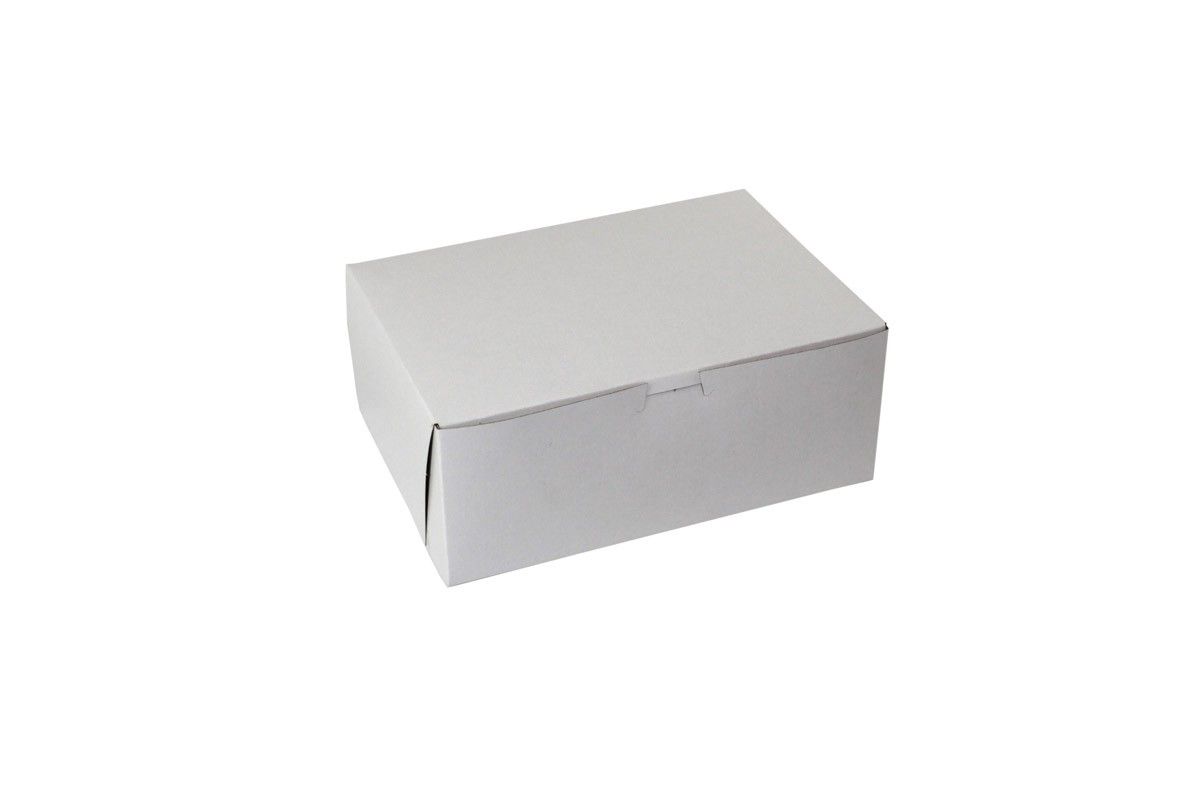 White - 1 Pc. Cake Box - 10 x 7 x 4"