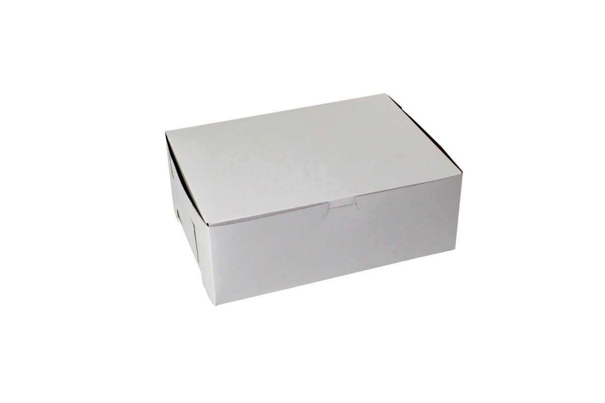 White - 1 Pc. Cake Box - 11 x 8 x 4"