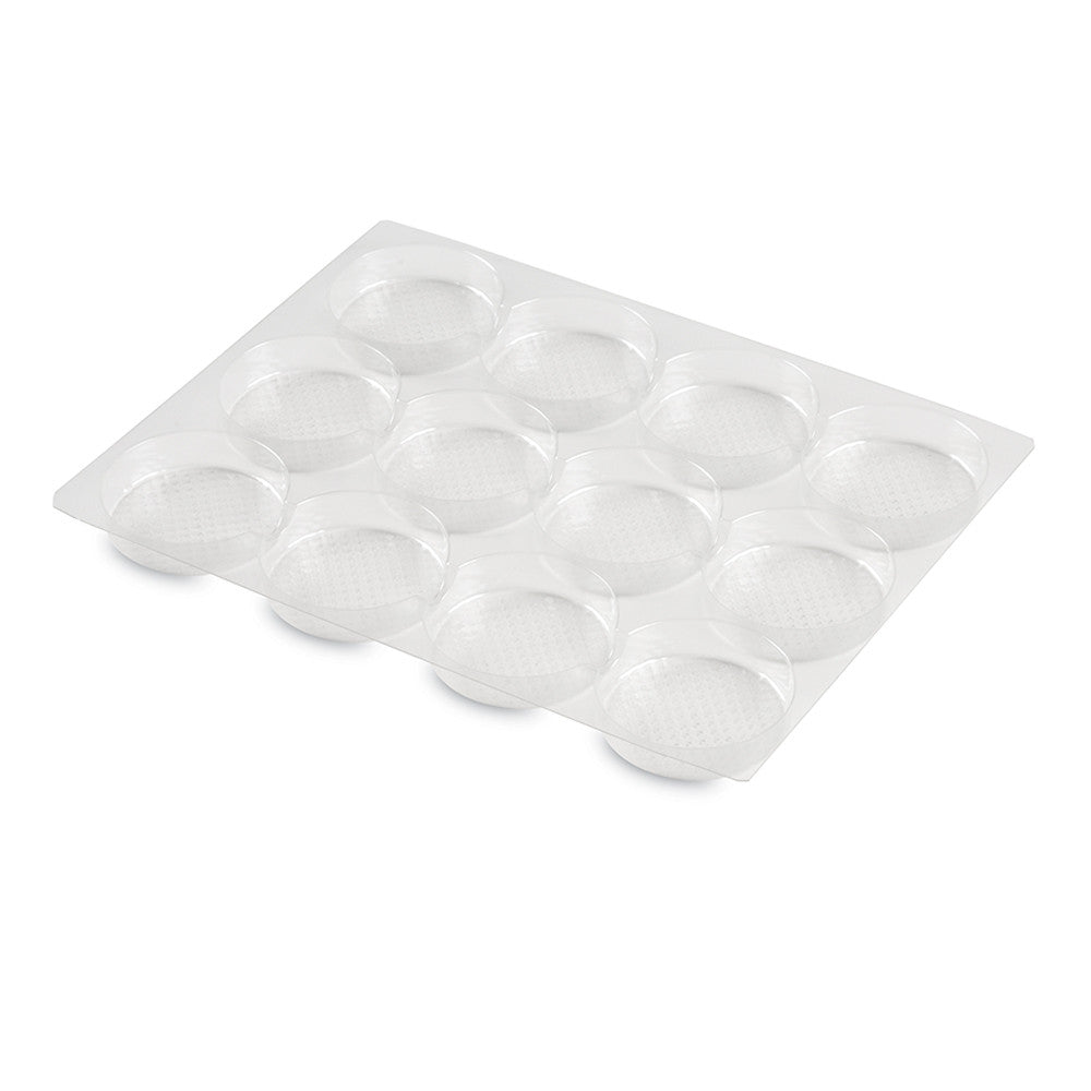 Clear - Oreo / Macaron Tray - (12Pc.) 6-5/8 x 8-3/4 x 1/2"