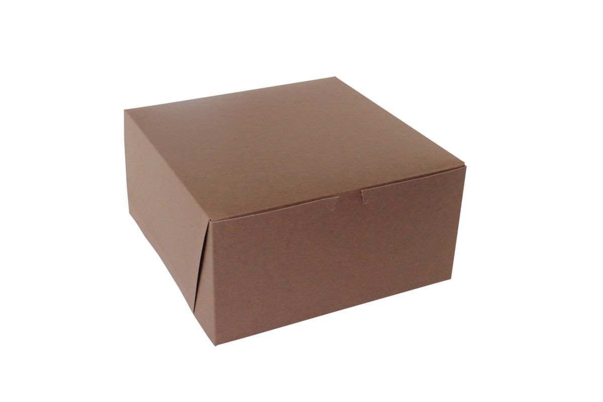 Cocoa Brown - 1 Pc. Cake Box - 12 x 12 x 6"