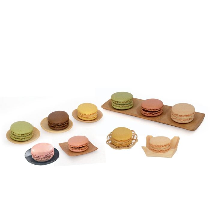 Bamboo Macaron Serving Trays