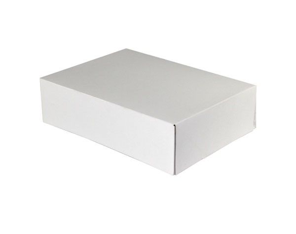 White - Snack Pack Box - 12-1/2 x 9-3/8 x 3-1/2"