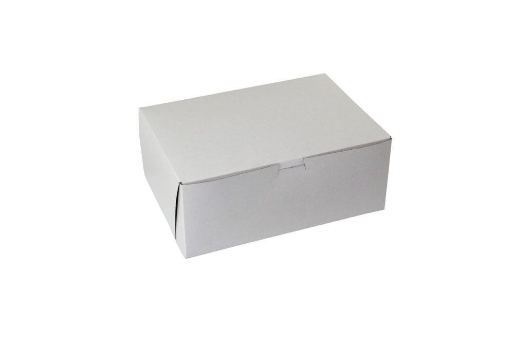 White - Cupcake Box - 12 x 9 x 4"