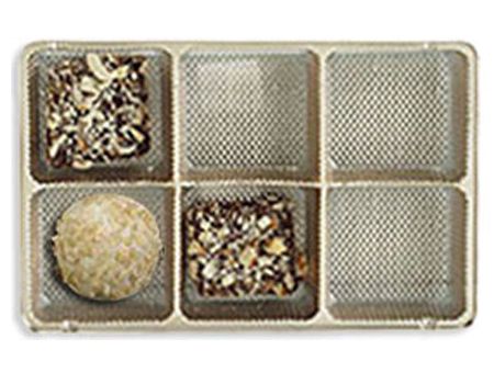 Gold-1370TGD6 - Rectangle Candy Tray - (1/2 lb) 6-15/16 x 4-3/8 x 7/8"