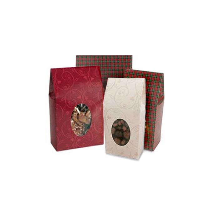 Gable Top Boxes with Oval Window