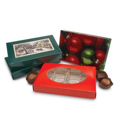 1/2 lb Rectangle Boxes - Lid & Base