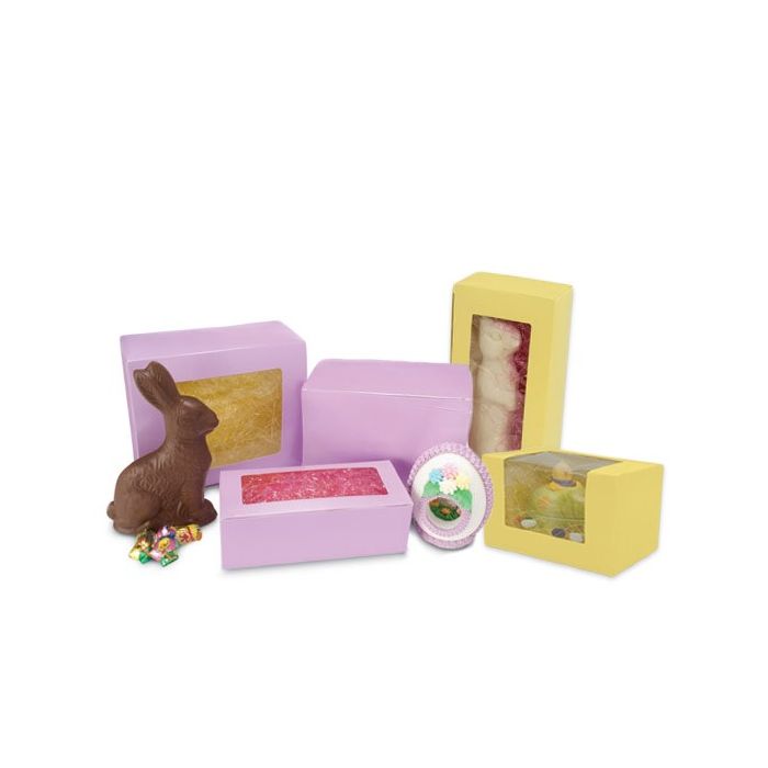 Lavender and Yellow Easter Boxes