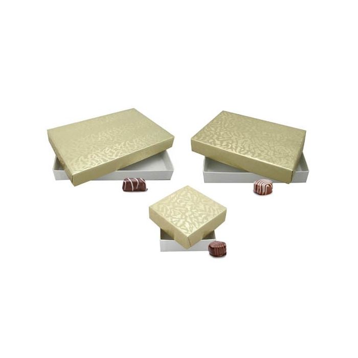 Royal Gold Rigid Candy Boxes