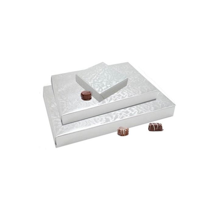 Royal Silver Rigid Candy Boxes