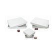 Embossed White Rigid Candy Boxes