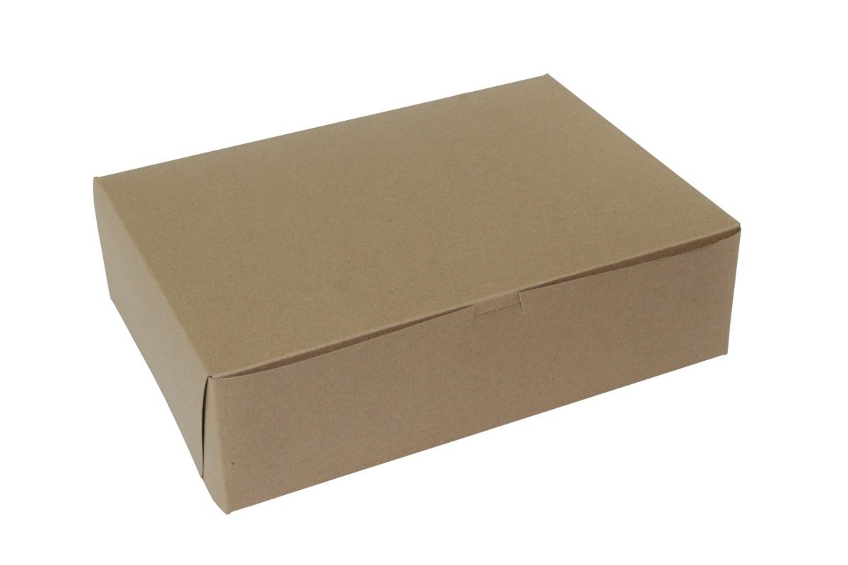 Kraft - 1 Pc. Cake Box - 14 x 10 x 4"