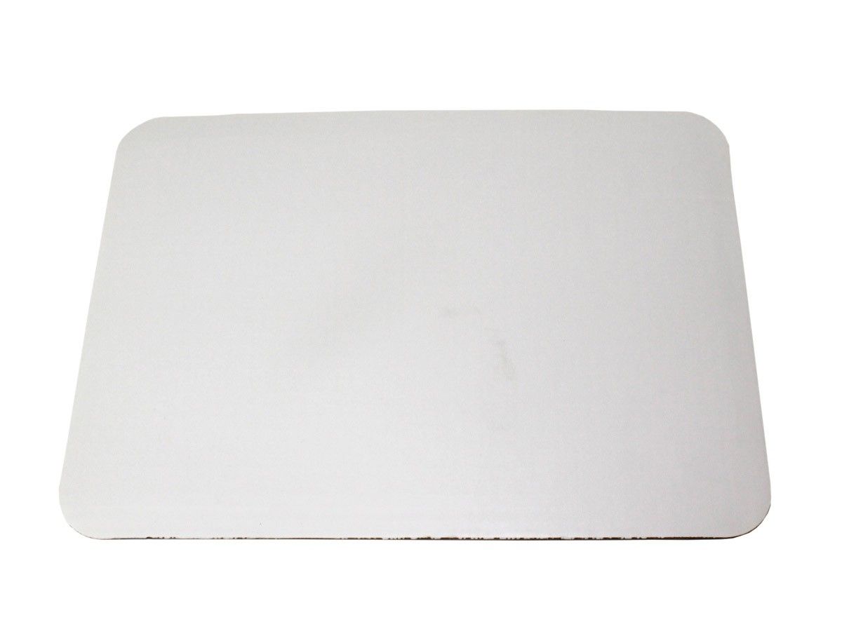 Grease Resistant White - Sheet Cake Pad - Single Wall - 1/4" Sheet (Rectangle) - 14 x 10"