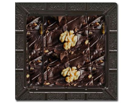 Brown-1469TBR1 - Square Candy Tray - (16 oz) 7-7/16 x 7-7/16 x 15/16"