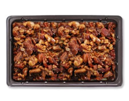 Brown-1863 - Rectangle Candy Tray - (1/2 lb) 6-15/16 x 4-3/8 x 7/8"