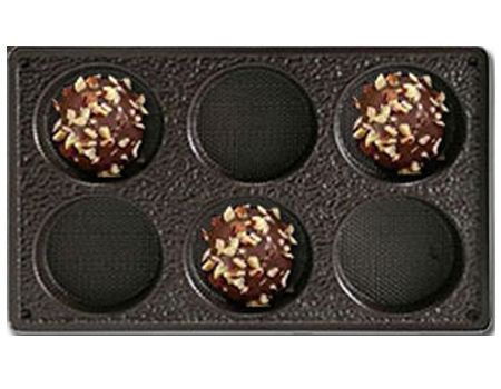 Brown-1883 - Rectangle Candy Tray - (1 lb) 9-3/8 x 6 x 15/16"