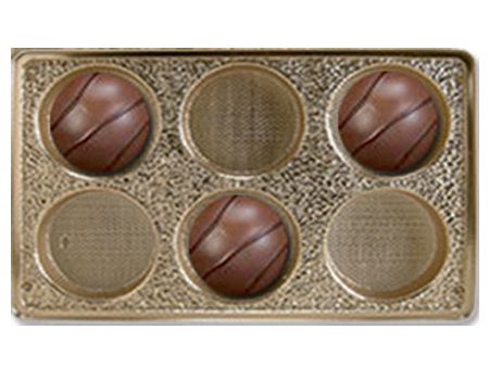 Gold-1884 - Rectangle Candy Tray - (1 lb) 9-3/8 x 6 x 15/16"