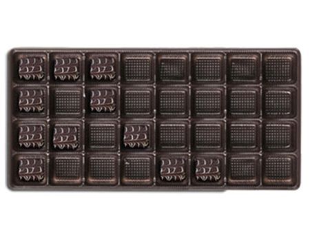 Brown-1913 - Rectangle Candy Tray - (1-1/2 lb) 10-7/8 x 7-1/16 x 15/16"