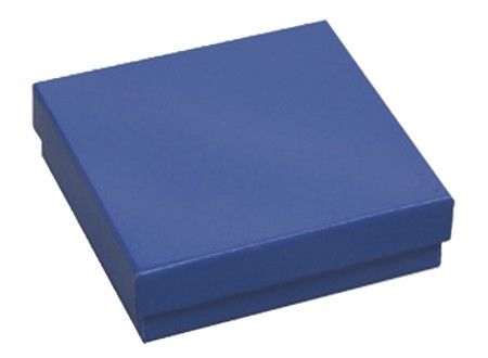 Gloss Metallic Blue - Jewelry Box - 5-1/2 x 3-1/2 x 1"