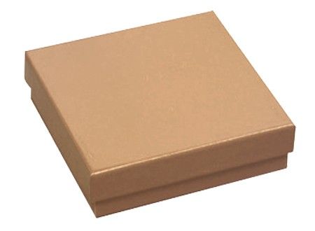 Matte Gold (Semi Gloss Finish) - Jewelry Box - 3-1/8 x 2-1/8 x 1"