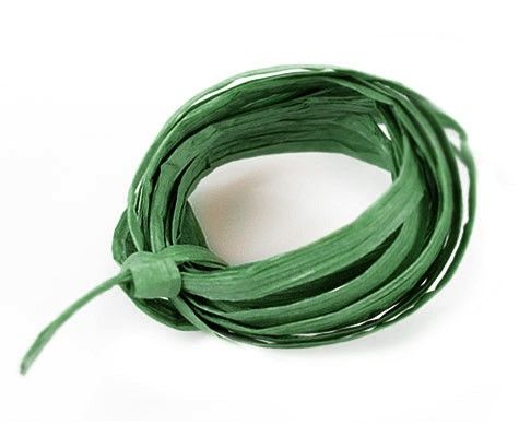 Emerald - Paper Raffia Ribbon - 100 Yards