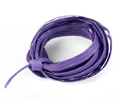 Purple - Paper Raffia Ribbon - 100 Yards