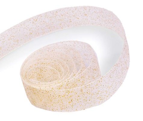 Light Pink - Sparkle Sheer Ribbon - 7/8" x 100 Yards