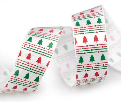 Yuletide - Red/Green - Christmas Ribbon - 7/8" x 25 Yards