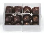 Frosted Clear - Window Candy Box - (12 Pc.) 4-1/8 x 5-1/2 x 1-3/8"
