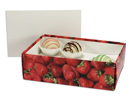 1370LB White - Candy Layer Board - (1/2 & 1 lb) 6-5/8 x 4-1/4"