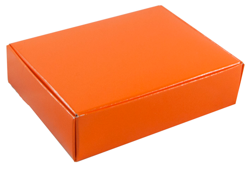 Tangerine - Die Cut Candy Box - (1/4 lb) 4-9/16 x 3-9/16 x 1-1/4"